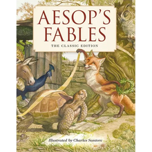 Aesop's Fables Hardcover: The Classic Edition by Acclaimed Illustrator, Charles Santore