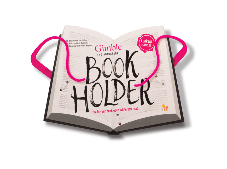 Gimble Book Holder Pink