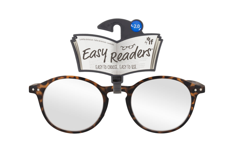 Easy Readers Round Tortoiseshell +2.0