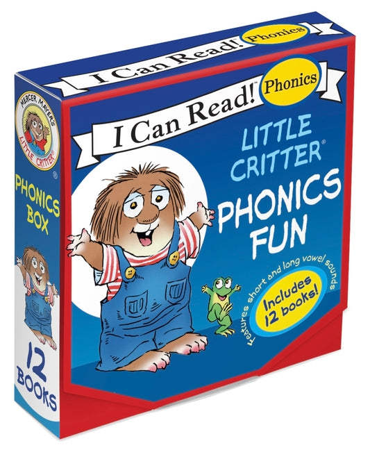 Little Critter 12-Book Phonics Fun!: A Box of 12 Mini-Books Featuring Short and Long Vowel Sounds