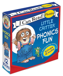 Little Critter 12-Book Phonics Fun!: A Box of 12 Mini-Books Featuring Short and Long Vowel Sounds