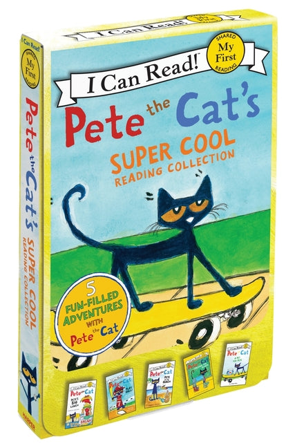 Pete the Cat's Super Cool Reading Collection: A Box of 5 I Can Read Favorites for Beginner Readers