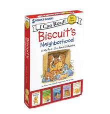 Biscuit's Neighborhood: A Box of 5 Stories for Beginning Readers and Dog Lovers