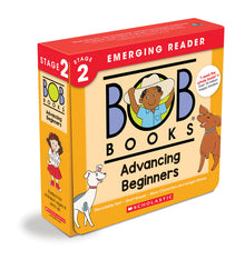 Bob Books - Advancing Beginners Box Set of 12 Paperbacks Decodable Phonics Books, Ages 4 and Up, Kindergarten (Stage 2: Emerging Reader)