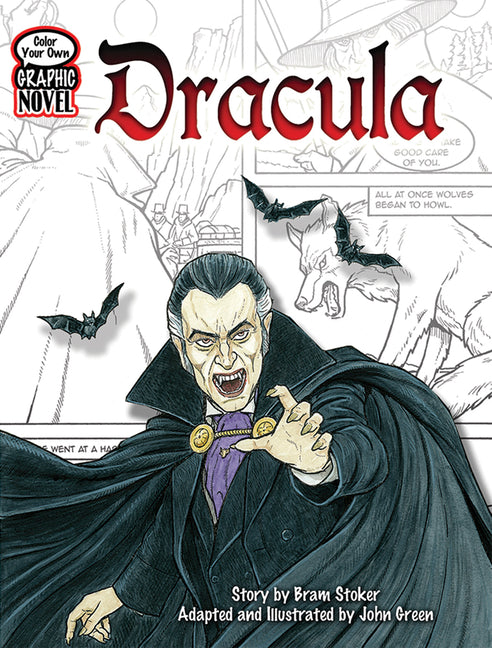 Color Your Own Graphic Novel: Dracula