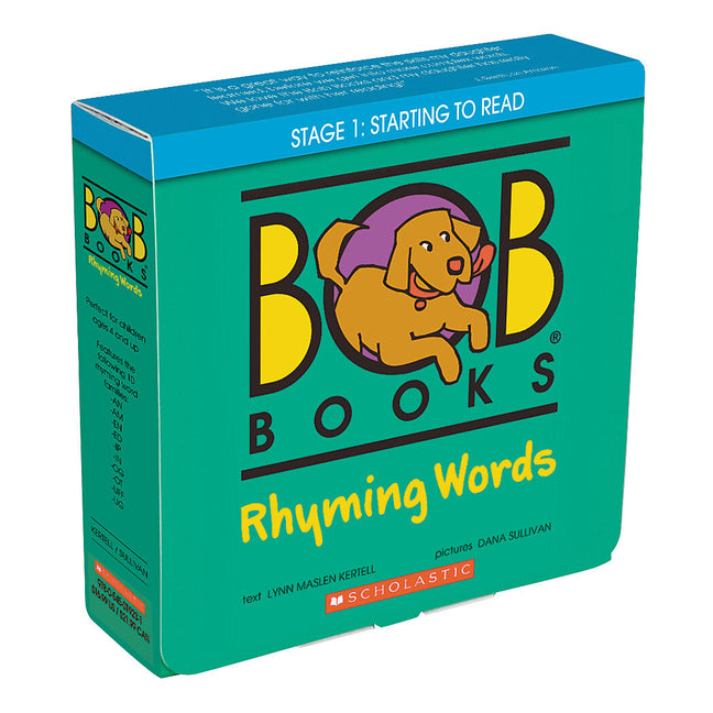 Bob Books - Rhyming Words Box Set of 10 Paperbacks Decodable Phonics Books, Ages 4 and Up, Kindergarten, Flashcards (Stage 1: Starting to Read) [With