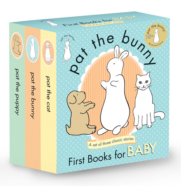 Pat the Bunny: First Books for Baby Boxed Set: Pat the Bunny; Pat the Puppy; Pat the Cat (3-Book Boxed Set)