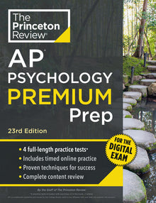Princeton Review AP Psychology Premium Prep, 23rd Edition: 4 Practice Tests + Digital Practice Online + Content Review