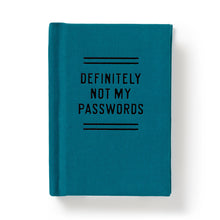 Definitely Not My Passwords Tiny Diary