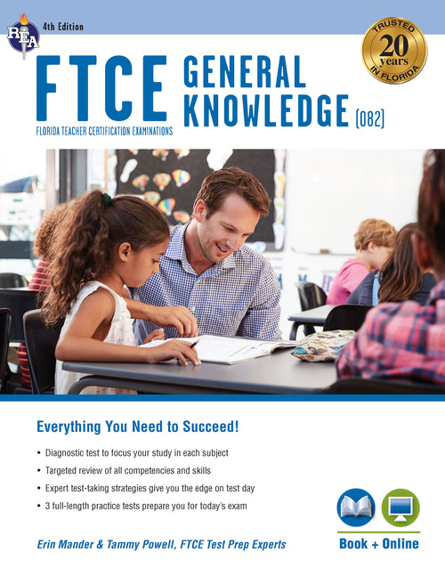 FTCE General Knowledge 4th Ed., Book + Online