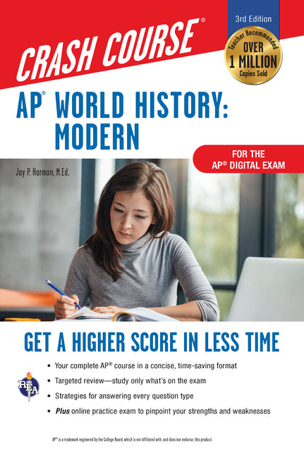 Ap(r) World History: Modern Crash Course, Book + Online: Get a Higher Score in Less Time