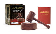 Law & Order: Mini Gavel Set with Sound [With Battery]