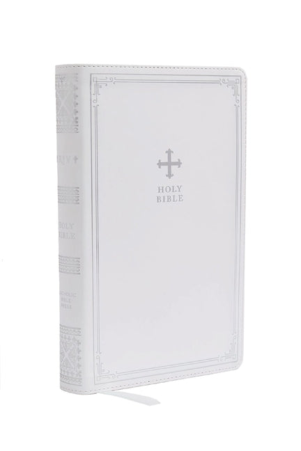 Nrsv, Catholic Bible, Gift Edition, Leathersoft, White, Comfort Print: Holy Bible