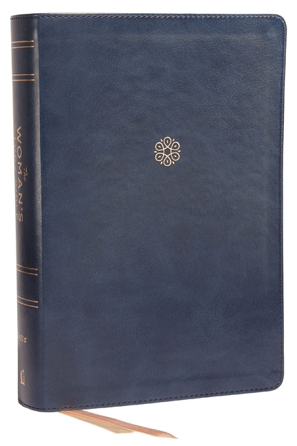Niv, the Woman's Study Bible, Leathersoft, Blue, Full-Color, Thumb Indexed: Receiving God's Truth for Balance, Hope, and Transformation