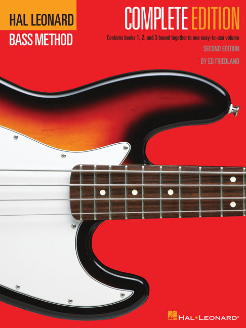 Hal Leonard Electric Bass Method - Complete Edition: Contains Books 1, 2, and 3 Bound Together in One Easy-To-Use Volume - Bass Guitar Book for Beginn