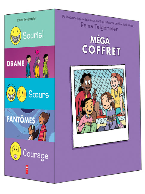 Méga Coffret Raina: Souris!, Soeurs, Drame, Fantômes, Courage