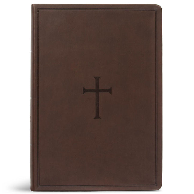 CSB Super Giant Print Reference Bible, Value Edition, Brown Leathertouch