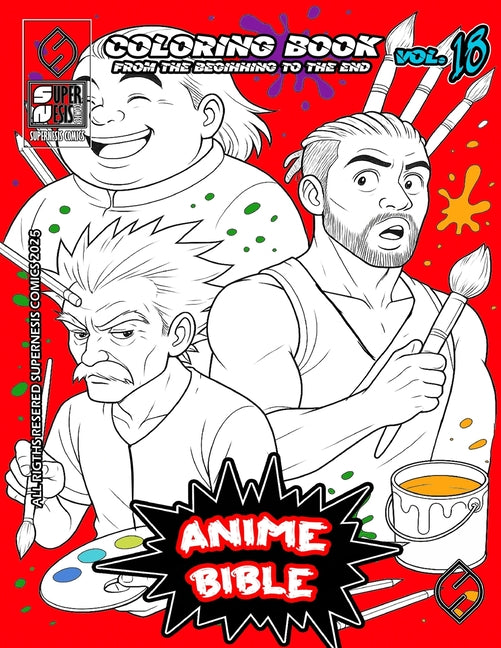 Anime Bible From The Beginning To The End Vol. 18: Coloring book: Coloring book
