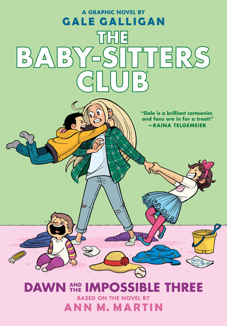 Dawn and the Impossible Three: A Graphic Novel (the Baby-Sitters Club #5)