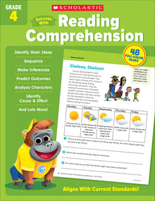 Scholastic Success with Reading Comprehension Grade 4 Workbook