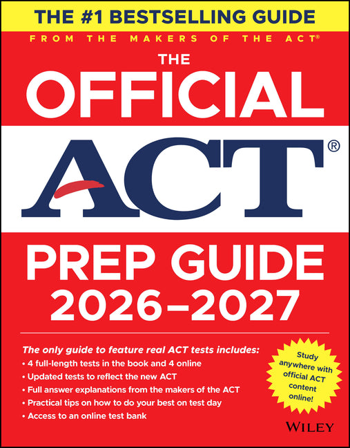 The Official ACT Prep Guide 2026-2027: Book + Online