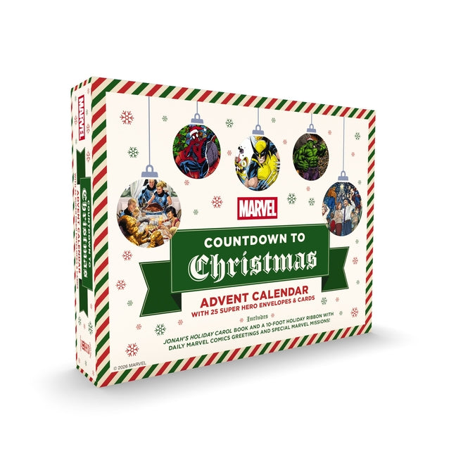 Marvel Countdown to Christmas: Advent Calendar with 25 Super-Hero Envelopes and Cards