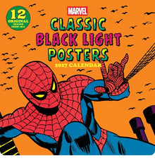 Marvel Classic Black Light Posters 2027 Wall Calendar: 12 Original Images from 1