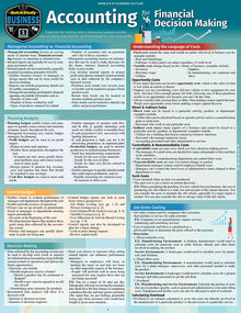 Accounting for Financial Decision Making: A Quickstudy Laminated Reference Guide