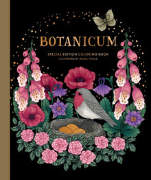 Botanicum Coloring Book: Hardcover Adult Coloring Book Featuring Thick, High-Quality Paper