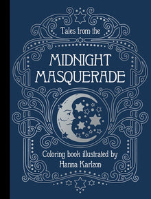 Tales from the Midnight Masquerade: Hardcover Adult Coloring Book Featuring Thick, High-Quality Paper