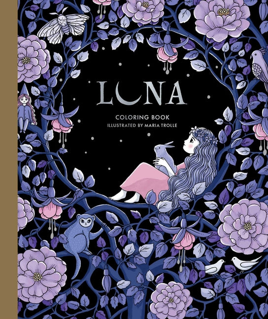 Luna Coloring Book: Hardcover Adult Coloring Book Featuring Thick, High-Quality Paper