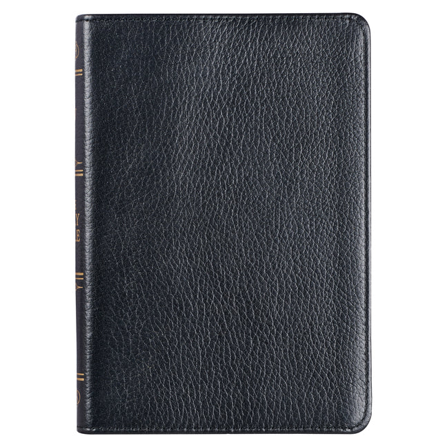 KJV Bible Compact (Full-Grain Leather, Black)