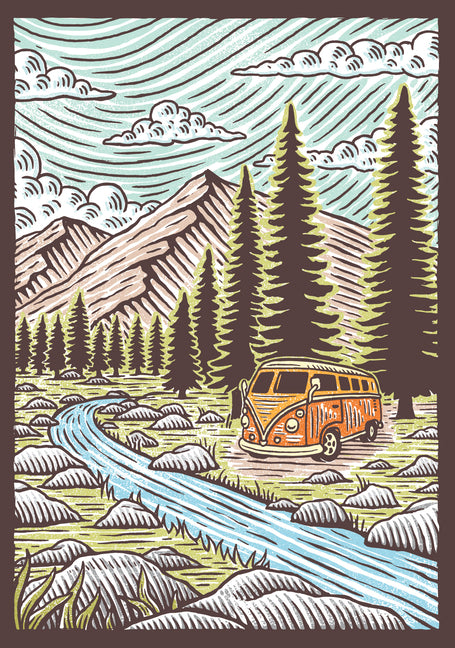 Great Outdoors Flexi Journal: (Blank Lined Notebook of Natural Landscapes, Illustrated Journal That Celebrates Nature)