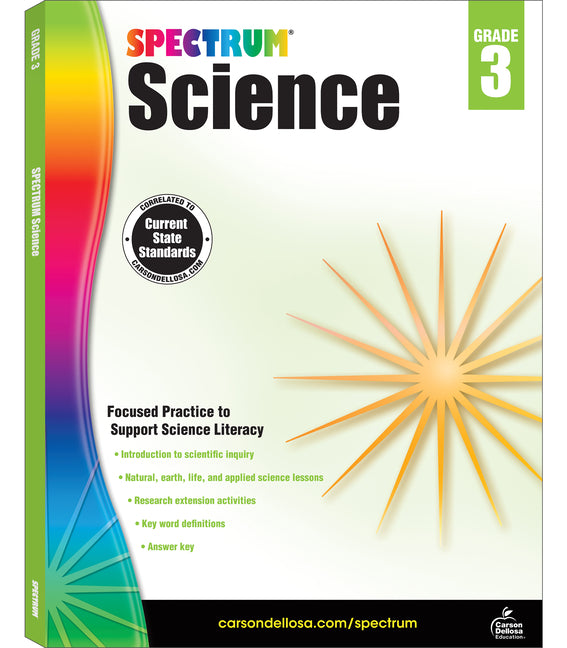 Spectrum Science, Grade 3: Volume 55