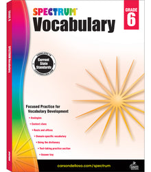 Spectrum Vocabulary, Grade 6: Volume 89