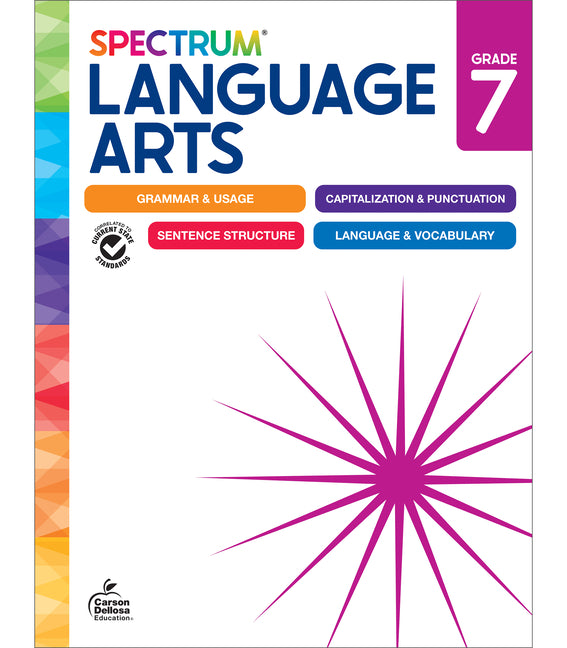 Spectrum Language Arts Workbook, Grade 7