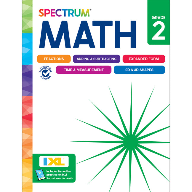 Spectrum Math Workbook, Grade 2