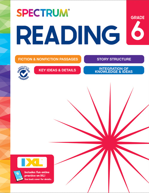 Spectrum Reading Workbook, Grade 6