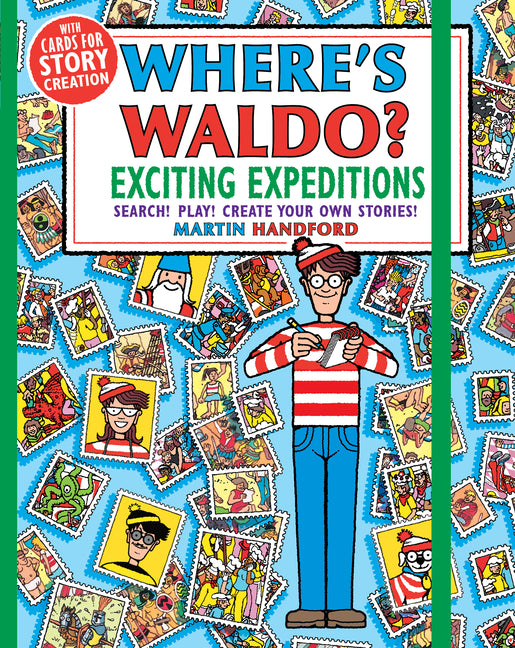 Where's Waldo? Exciting Expeditions: Play! Search! Create Your Own Stories! (a Compact, Travel-Size Hidden Object Activity Book with Puzzles and Promp