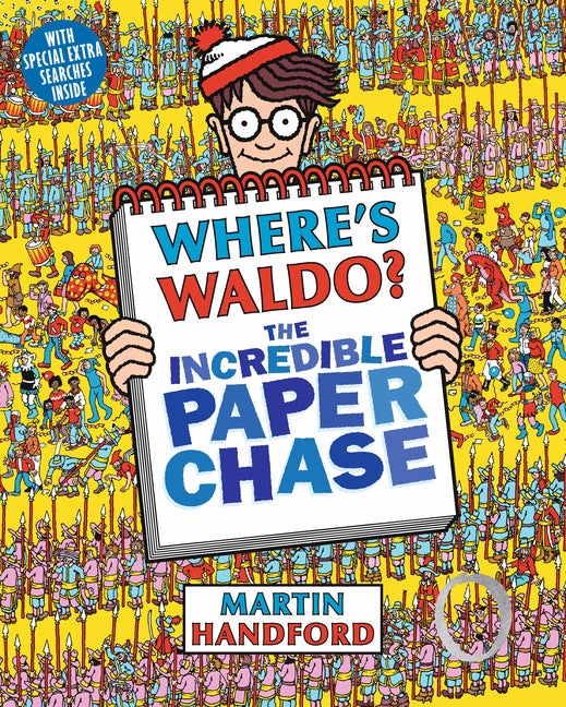 Where's Waldo? the Incredible Paper Chase: (A Hidden Object Activity Book Including a Maze, Spot-The-Difference Challenge, and Search & Find Puzzles -