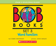 Bob Books - Word Families Hardcover Collection of 8 Stories Decodable Phonics Stories, Ages 4 and Up, Kindergarten, First Grade (Stage 3: Developing R