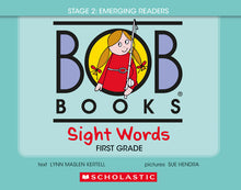 Bob Books - Sight Words First Grade Hardcover Collection of 10 Stories Decodable Phonics Stories, Ages 4 and Up, Kindergarten (Stage 2: Emerging Reade