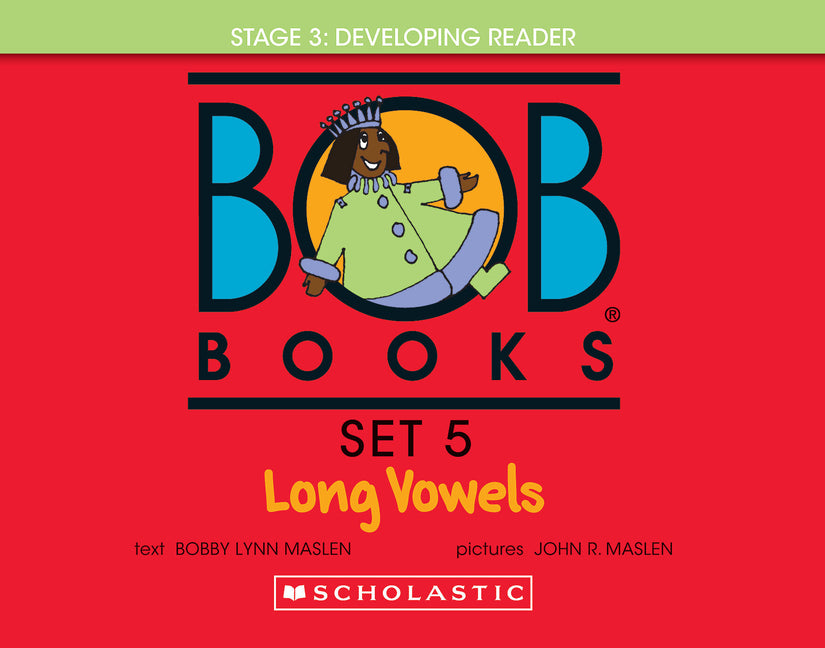 Bob Books - Long Vowels Hardcover Collection of 8 Stories Decodable Phonics Stories, Ages 4 and Up, Kindergarten, First Grade (Stage 3: Developing Rea