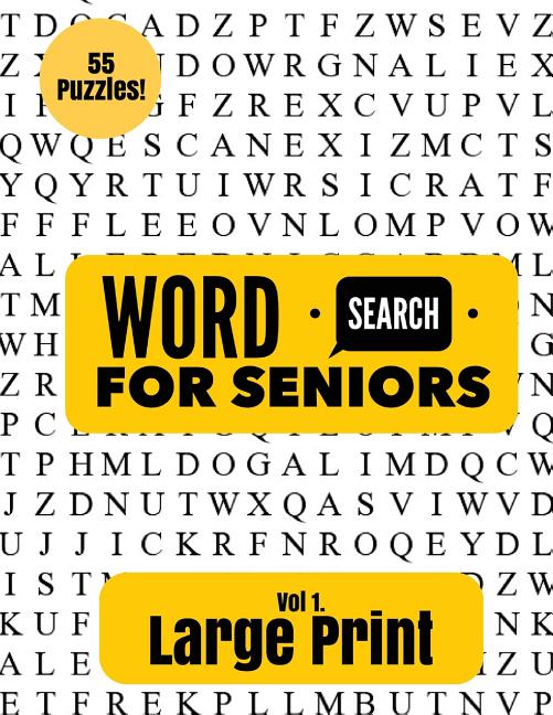 Large Print Word Search for Seniors