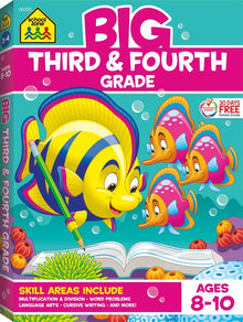 School Zone Big Third & Fourth Grade Workbook