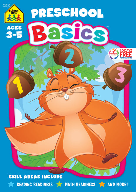 School Zone Preschool Basics Workbook