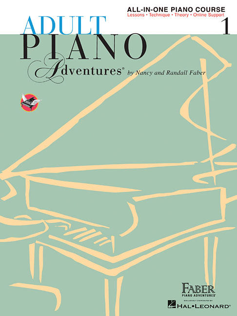 Adult Piano Adventures All-In-One Piano Course Book 1 - Book/Online Audio