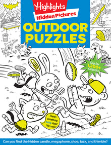 Outdoor Puzzles: Outdoor Activity Book Featuring Forests, Parks and More, Camping Game and Puzzle Book for Kids Ages 6-12