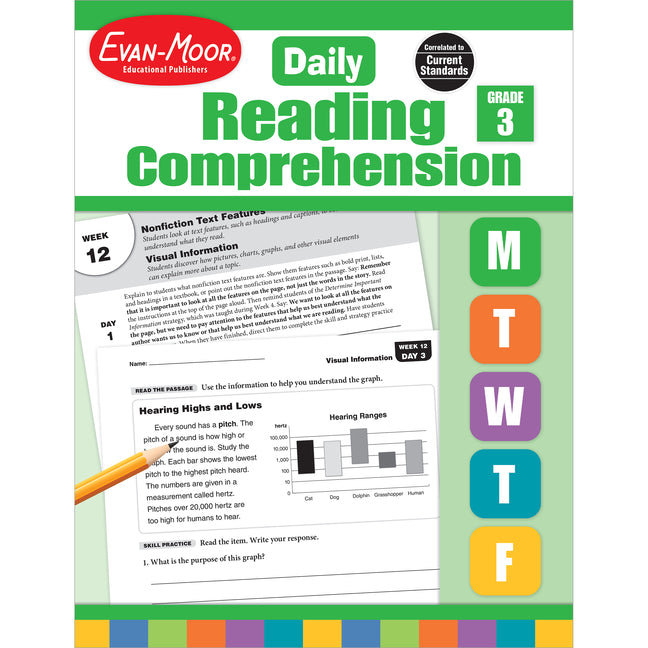Daily Reading Comprehension, Grade 3 Te