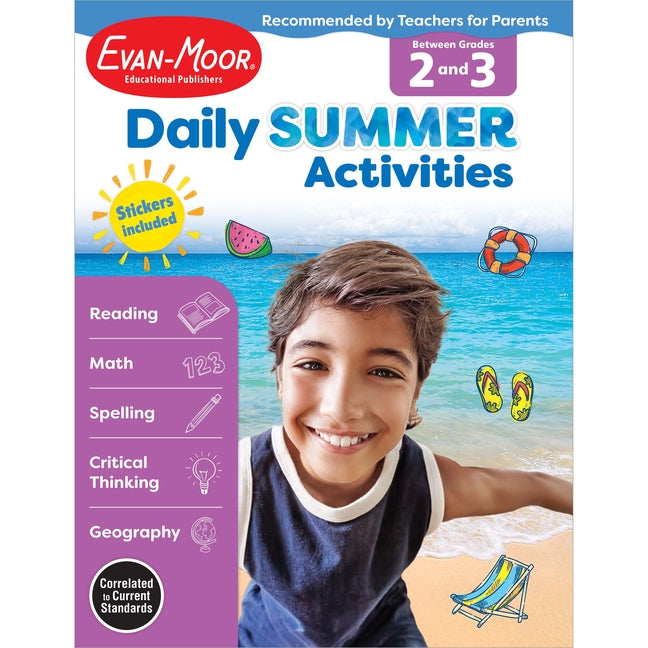 Daily Summer Activities Moving from 2nd to 3rd Gr